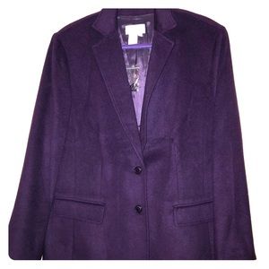 💜 BEAUTIFUL Purple Spiegel blazer, 18W. NWT
